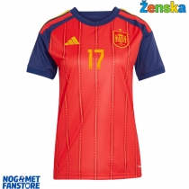 Španjolska Nico Williams #17 Domaci Dres za Ženska SP 2026 Kratak Rukav